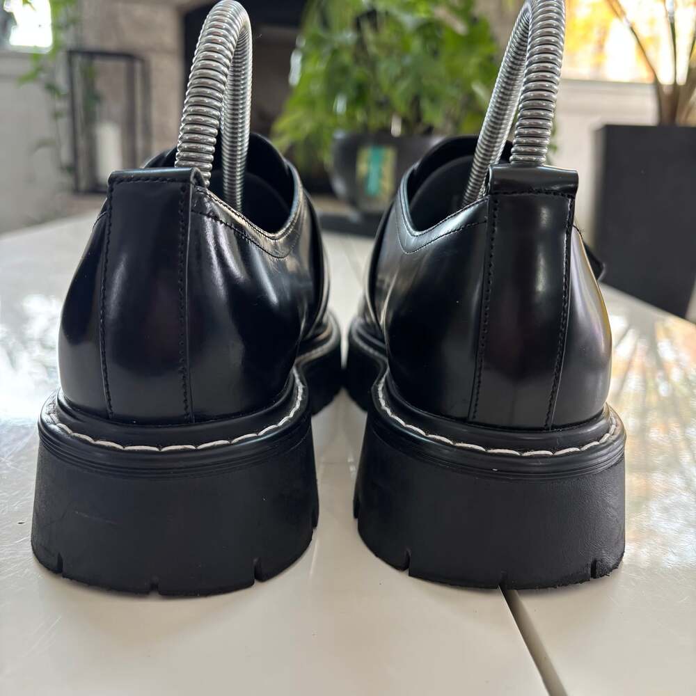 Marc Fisher LTD Tarla Leather Lugged-Sole Loafers Womens 7 - Picture 7 of 9